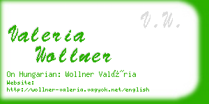 valeria wollner business card